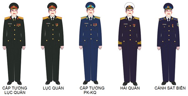 Quân phục đại lễ của nam sĩ quan
