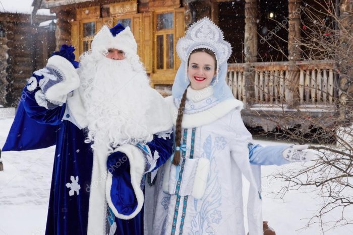 Ông Ded Moroz và công chúa tuyết
